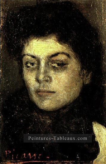 Portrait Lola Ruiz Picasso 1901 Pablo Picasso Peintures à l'huile